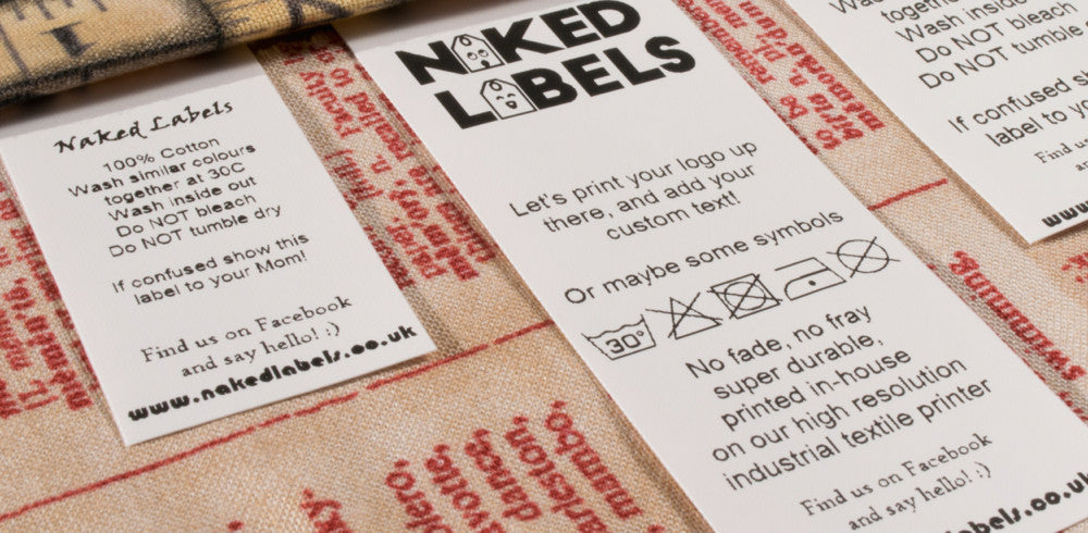 Fabric Labels for wash care and branding