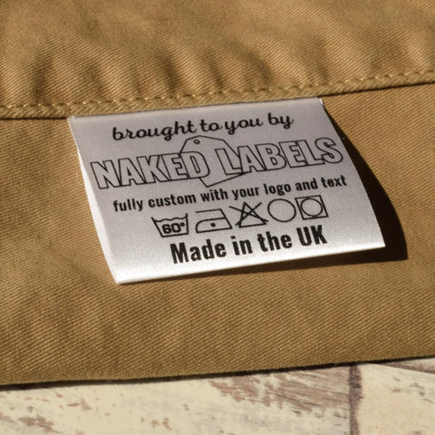 Custom clothing labels